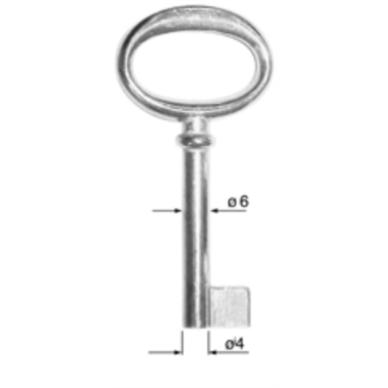 CLÉ POUR MEUBLES VIEIL OR 3F2840_20P