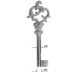 CLÉ POUR MEUBLES VIEIL OR 3F2942_20P