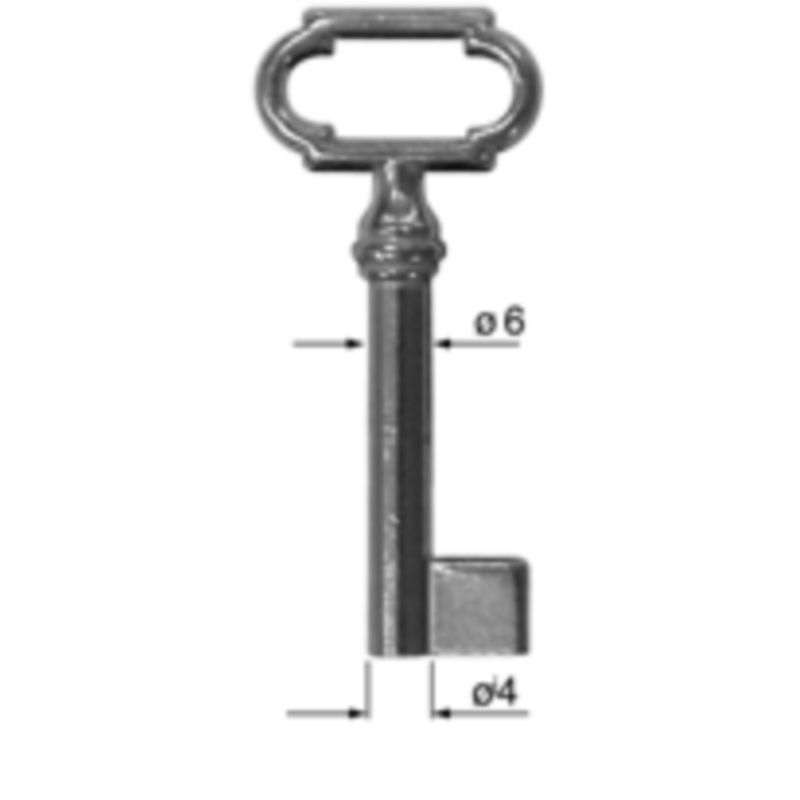 CLÉ POUR MEUBLES VIEIL OR 3F3335_20P