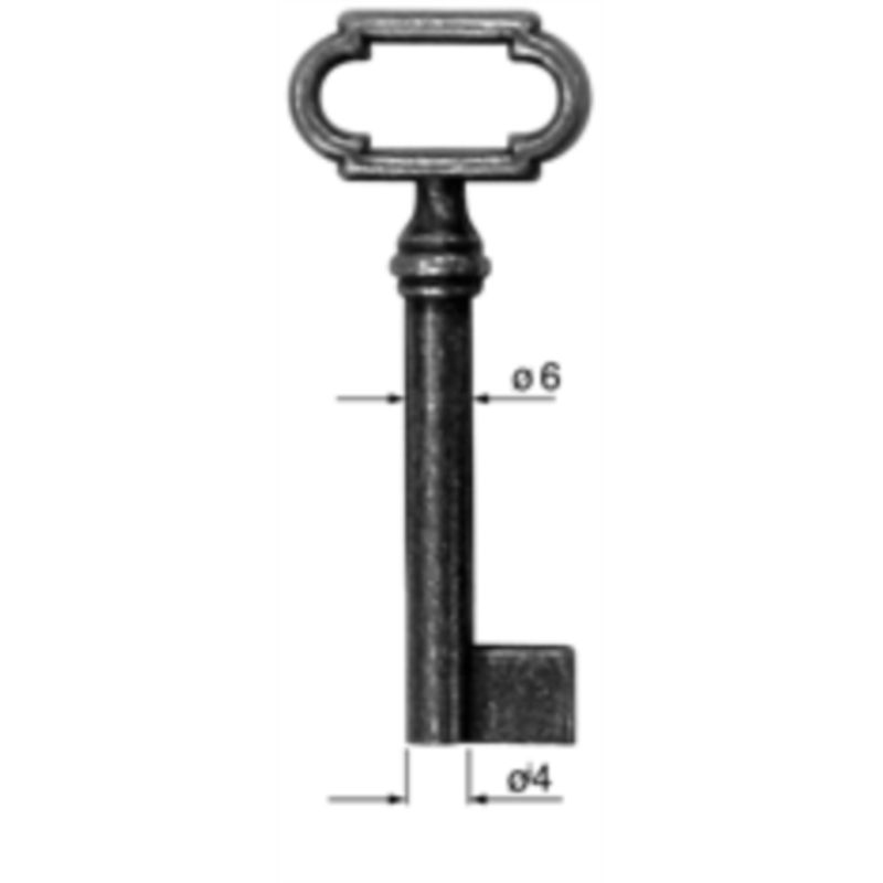 CLÉ POUR MEUBLES VIEIL OR 3F3340_20P