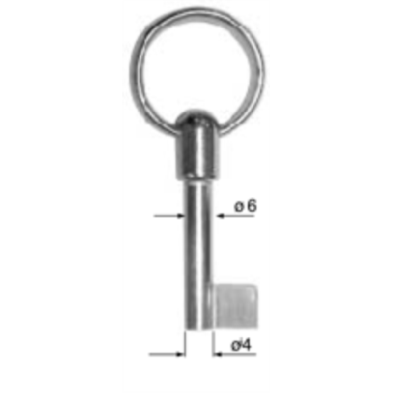 CLÉ POUR MEUBLES VIEIL OR 3F3930_20P