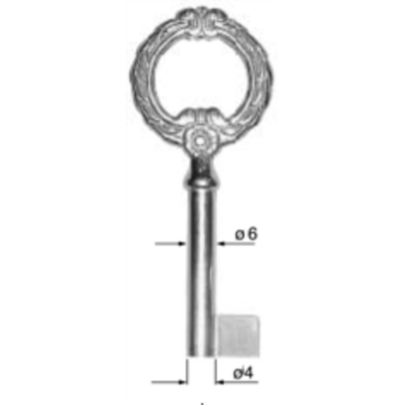 CLÉ POUR MEUBLES VIEIL OR 3F4135_20P