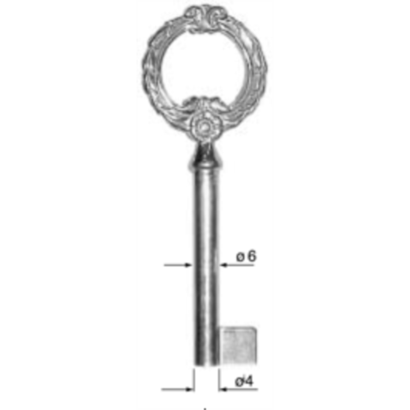 CLÉ POUR MEUBLES VIEIL OR 3F4145_20P