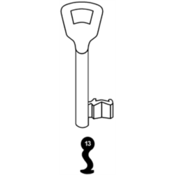 CLE A CHIFFRE TYPE KIMA    L70 KM910-13