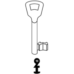 CLE A CHIFFRE TYPE KIMA    L70 KM910-19
