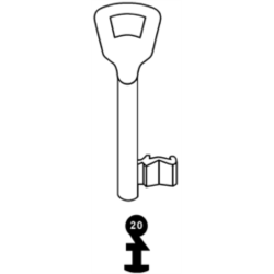 CLE A CHIFFRE TYPE KIMA    L70 KM910-20