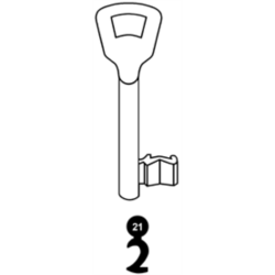 CLE A CHIFFRE TYPE KIMA    L70 KM910-21