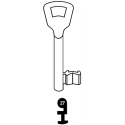 CLE A CHIFFRE TYPE KIMA    L70 KM910-27
