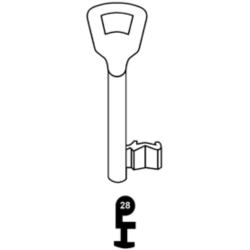 CLE A CHIFFRE TYPE KIMA    L70 KM910-28