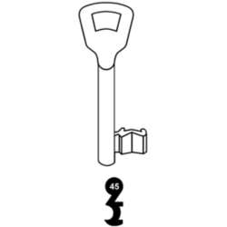 CLE A CHIFFRE TYPE KIMA    L70 KM910-45