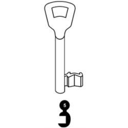 CLE A CHIFFRE TYPE KIMA    L70 KM910-5