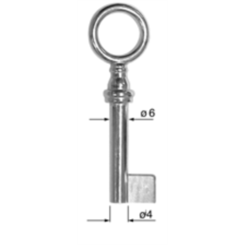 CLÉ POUR MEUBLES VIEIL OR 3F4832_20P