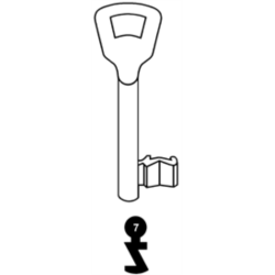 CLE A CHIFFRE TYPE KIMA    L70 KM910-7