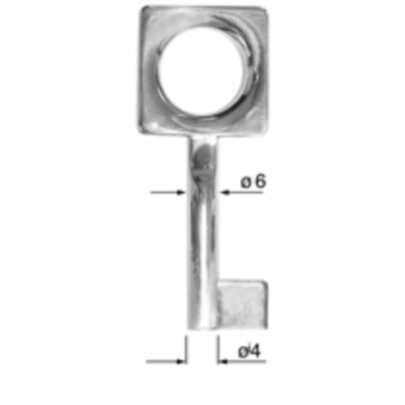 CLÉ POUR MEUBLES VIEIL OR 3F5635_20P