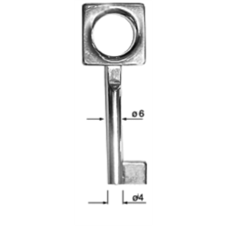 CLÉ POUR MEUBLES VIEIL OR 3F5645_20P