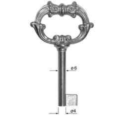 CLÉ POUR MEUBLES VIEIL OR 3F7142_20P